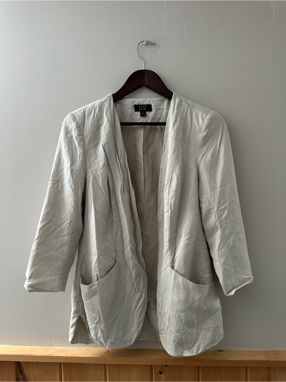 Women's Light Gray Open-Front Blazer by DVF